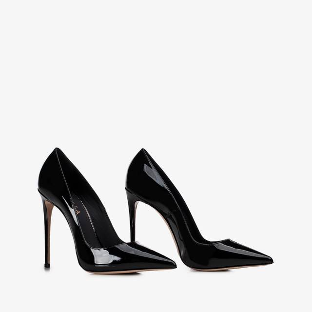 Le Silla Décolleté vernice nera Consegna Veloce