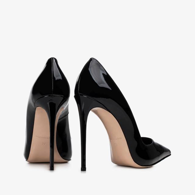 Le Silla Décolleté vernice nera Consegna Veloce