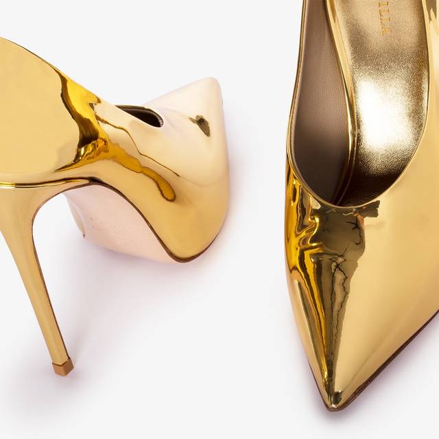 Le Silla Décolleté metallizzata oro pepita Novità