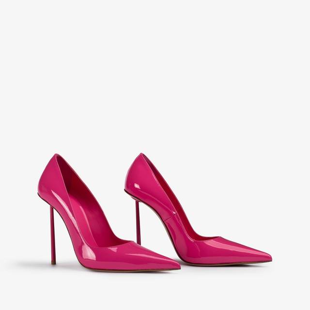 Le Silla Décolleté vernice fucsia party Offerta