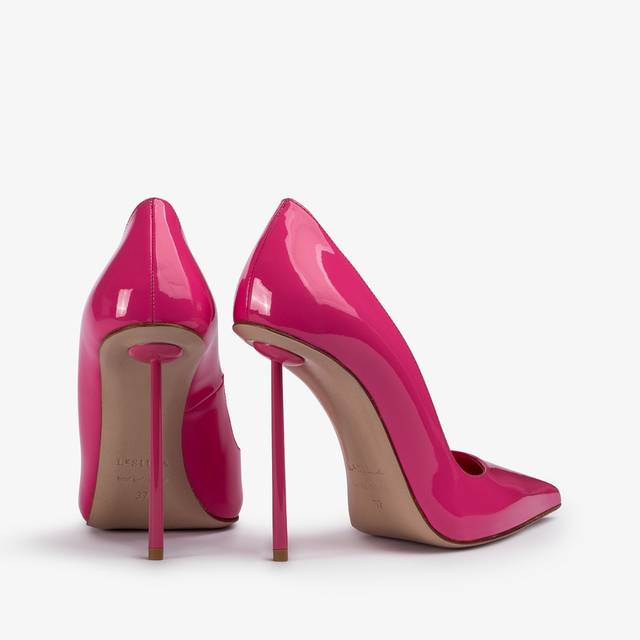 Le Silla Décolleté vernice fucsia party Offerta