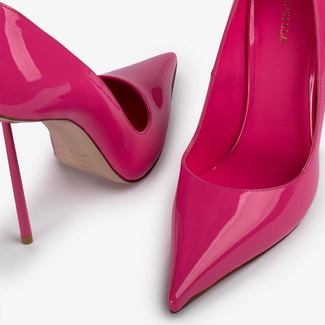 Le Silla Décolleté vernice fucsia party Offerta