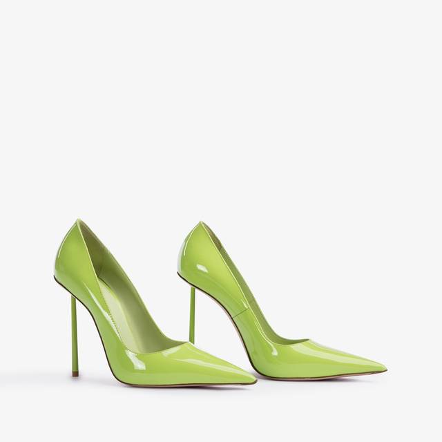 Le Silla Décolleté vernice verde apple In vendita