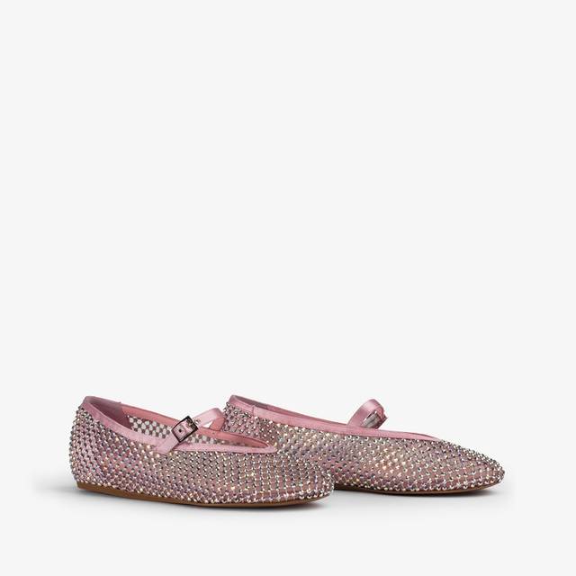 Le Silla Ballerina gioiello rete rosa dea con Cristalli iridescenti Online