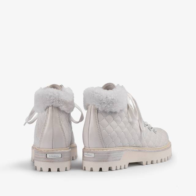 Le Silla Stivaletto trekking pelle bianco Vendita Calda