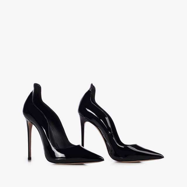 Le Silla Décolleté vernice nera Negozio