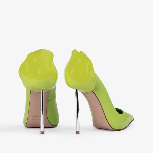 Le Silla Décolleté pelle verde apple Moda