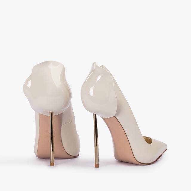 Le Silla Décolleté pelle bianca milk 2025