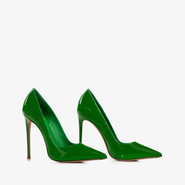 Le Silla Décolleté vernice verde emerald 2025