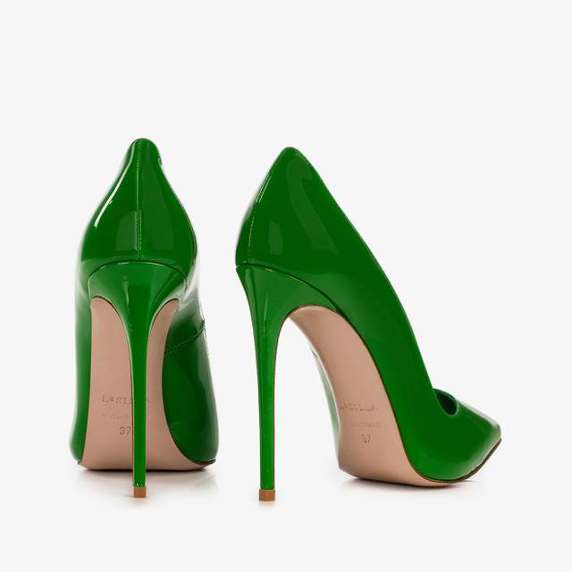 Le Silla Décolleté vernice verde emerald 2025