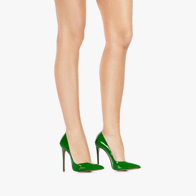 Le Silla Décolleté vernice verde emerald 2025