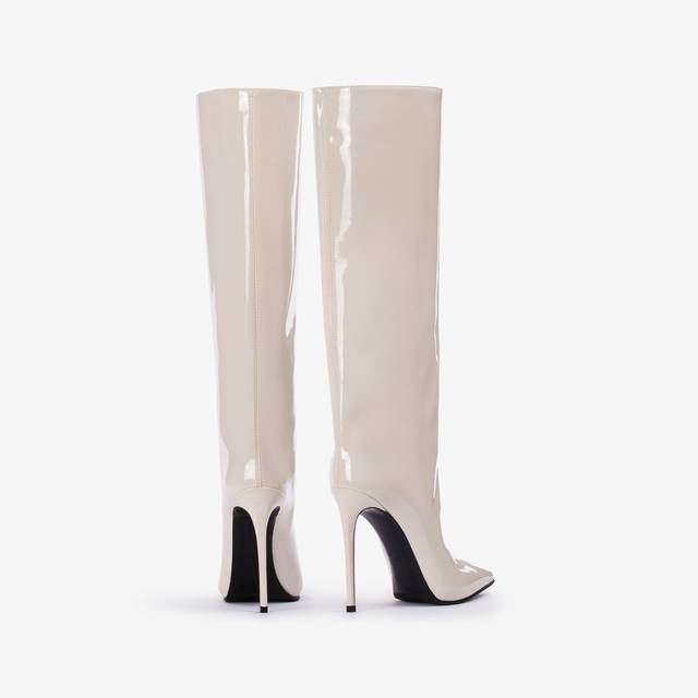 Le Silla Stivale al ginocchio vinile bianco milk Fino Al -60%