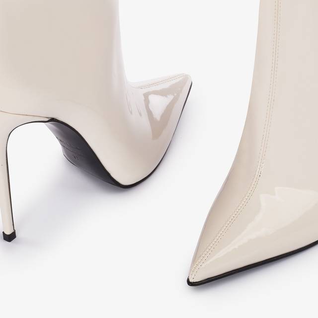 Le Silla Stivale al ginocchio vinile bianco milk Fino Al -60%