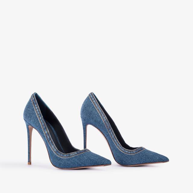 Le Silla Décolleté denim blu Novità