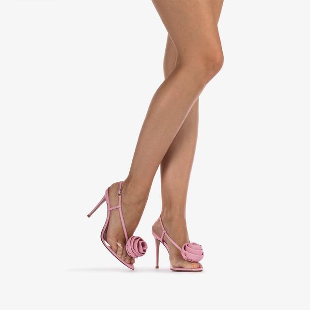 Le Silla Slingback plexy rosa dea con rosa Sconto