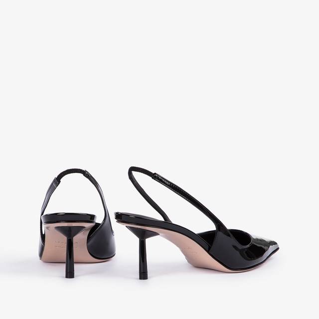 Le Silla Slingback vernice nera Online