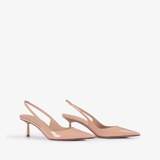 Le Silla Slingback vernice nude skin Outlet