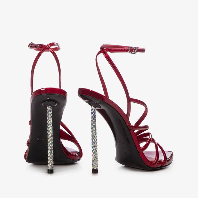 Le Silla Sandalo iridescente rosso rebel In Linea