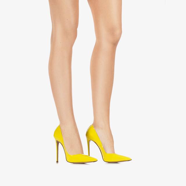 Le Silla Décolleté vernice gialla stella Shopping Online