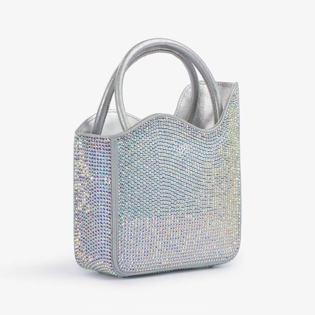 Le Silla Small bag cristalli argento Offerte