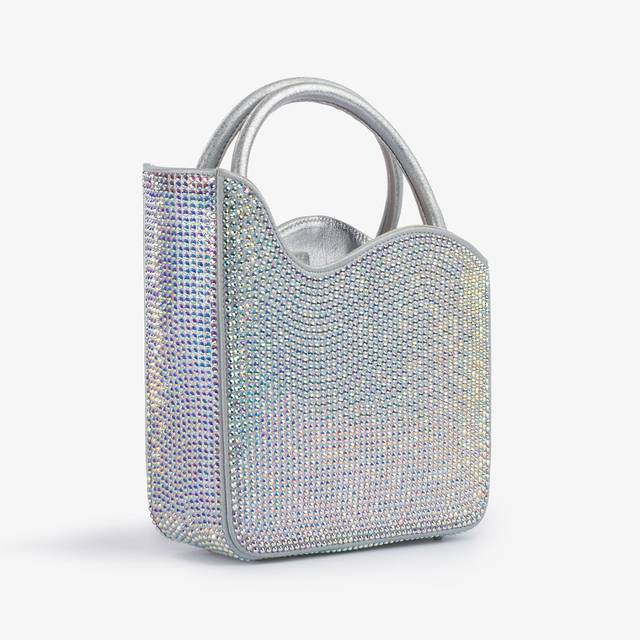 Le Silla Small bag cristalli argento Offerte