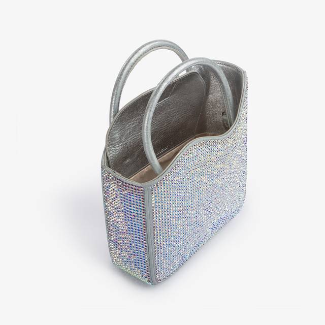 Le Silla Small bag cristalli argento Offerte