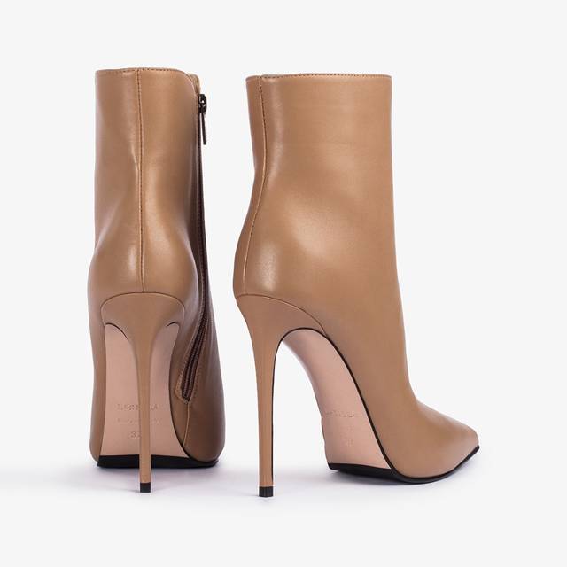 Le Silla Stivaletto nappa marrone ginger In Saldo