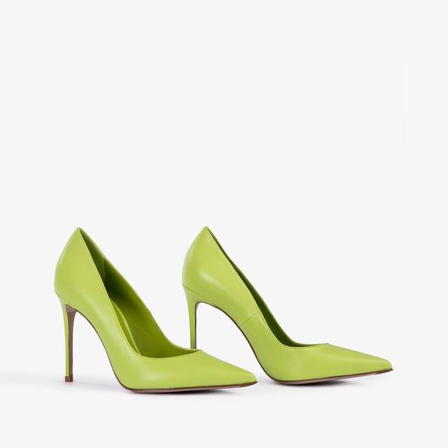 Le Silla Décolleté pelle verde apple Vendita Economica