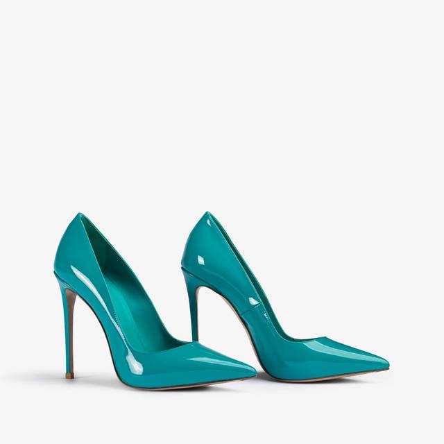 Le Silla Décolleté vernice verde liberty Vendite Flash