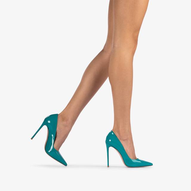 Le Silla Décolleté vernice verde liberty Vendite Flash