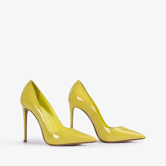 Le Silla Décolleté vernice giallo viper Negozio