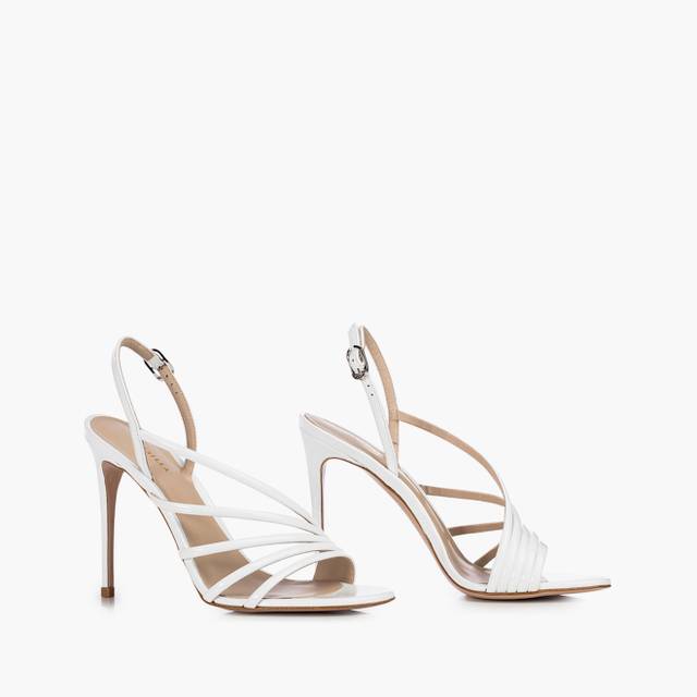 Le Silla Sandalo vernice bianco In Saldo