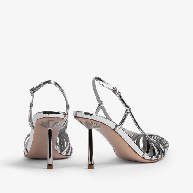 Le Silla Slingback con listini metallizzata argento Offerta esclusiva
