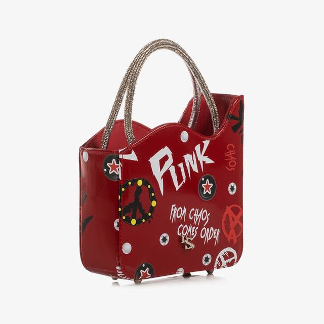 Le Silla Mini bag vernice rossa e bianca e Cristalli Cyber Monday