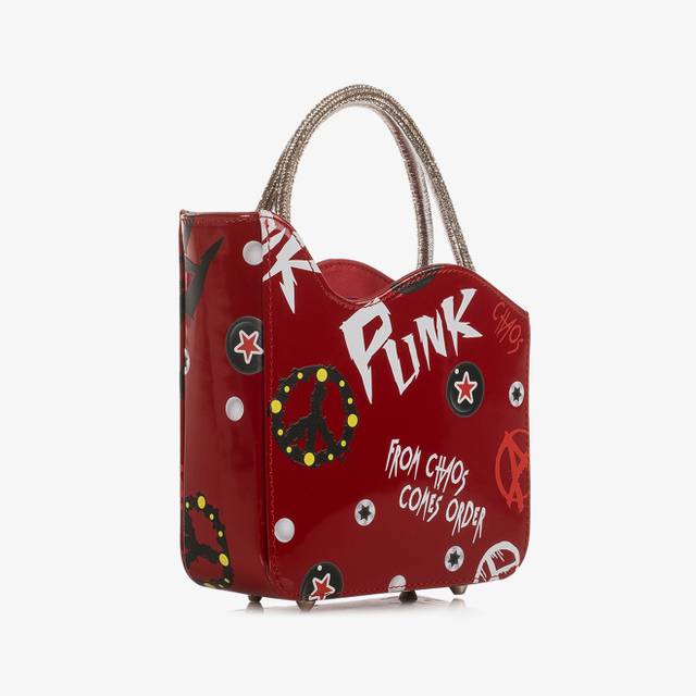 Le Silla Mini bag vernice rossa e bianca e Cristalli Cyber Monday