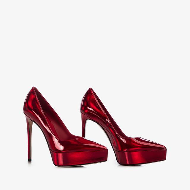 Le Silla Décolleté con plateau iridescente rosso rebel Offerta natalizia
