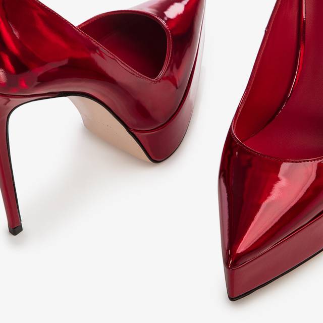 Le Silla Décolleté con plateau iridescente rosso rebel Offerta natalizia