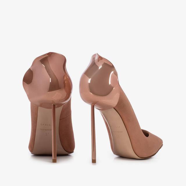 Le Silla Décolleté camoscio nude phard Offerta migliore