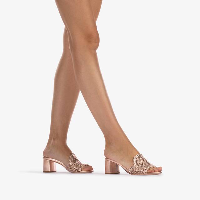Le Silla Sandalo gioiello rete oro rosa Offerta settimanale
