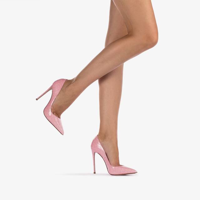 Le Silla Décolleté stampa cocco rosa dea Latest stili