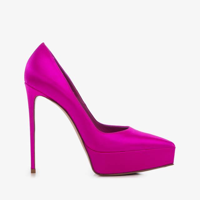 Le Silla Décolleté con plateau raso fucsia bouganville Qualità