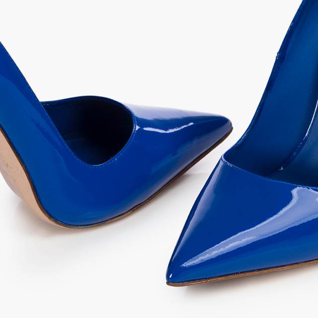 Le Silla Décolleté vernice blu persia Promozione