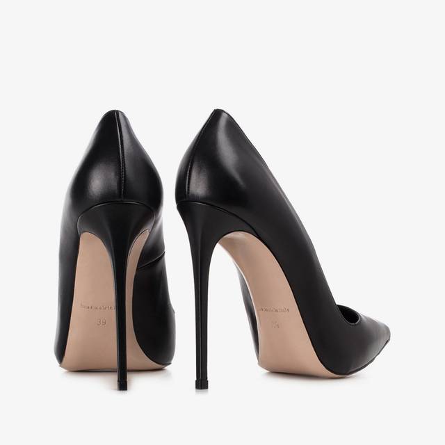 Le Silla Décolleté pelle nera Acquista Ora
