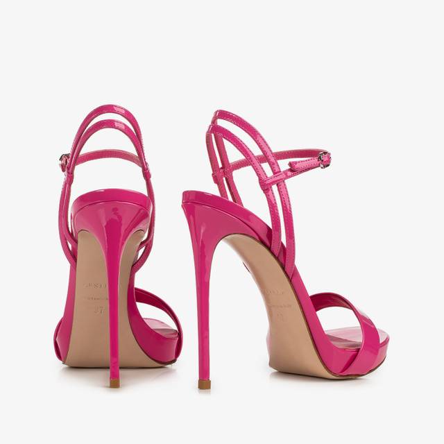 Le Silla Sandalo vernice fucsia bouganville Online