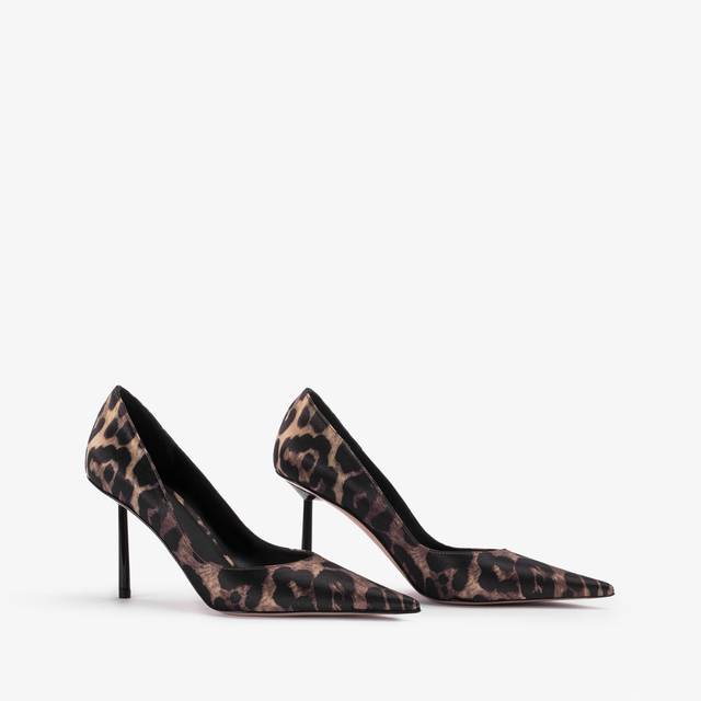 Le Silla Décolleté raso stampa leopardata Sconto di tempo limitato