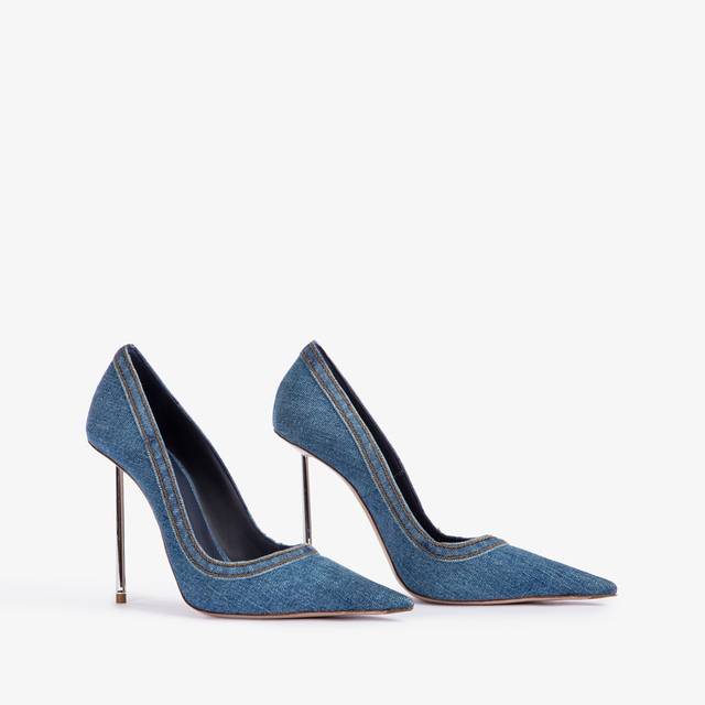 Le Silla Décolleté denim blu Negozio online di fabbrica
