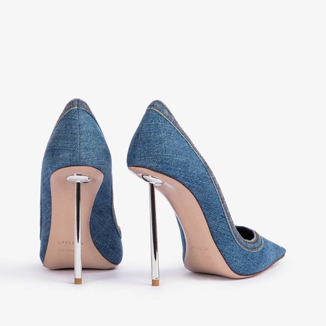 Le Silla Décolleté denim blu Negozio online di fabbrica