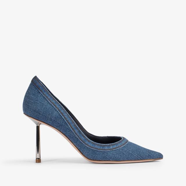 Le Silla Décolleté denim blu Prezzo di fabbrica