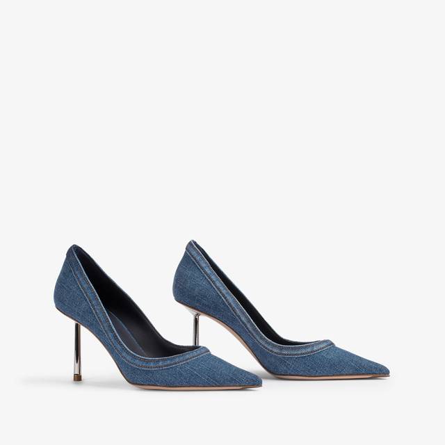 Le Silla Décolleté denim blu Prezzo di fabbrica