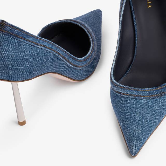 Le Silla Décolleté denim blu Prezzo di fabbrica